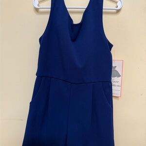 Rare Editions Royal Blue Kids Romper
